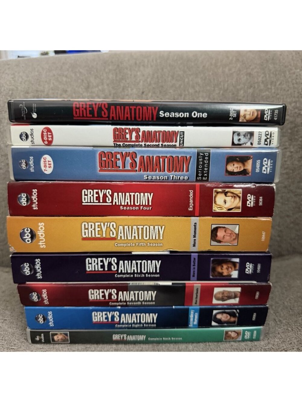 Grey's Anatomy Complete Seasons 1-9 & 13 DVD Lot ABC Studios TV Series